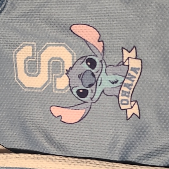 Disney Blue Lilo & Stitch Ohana Kids Baseball Shirt - Size 5 - Picture 3 of 7